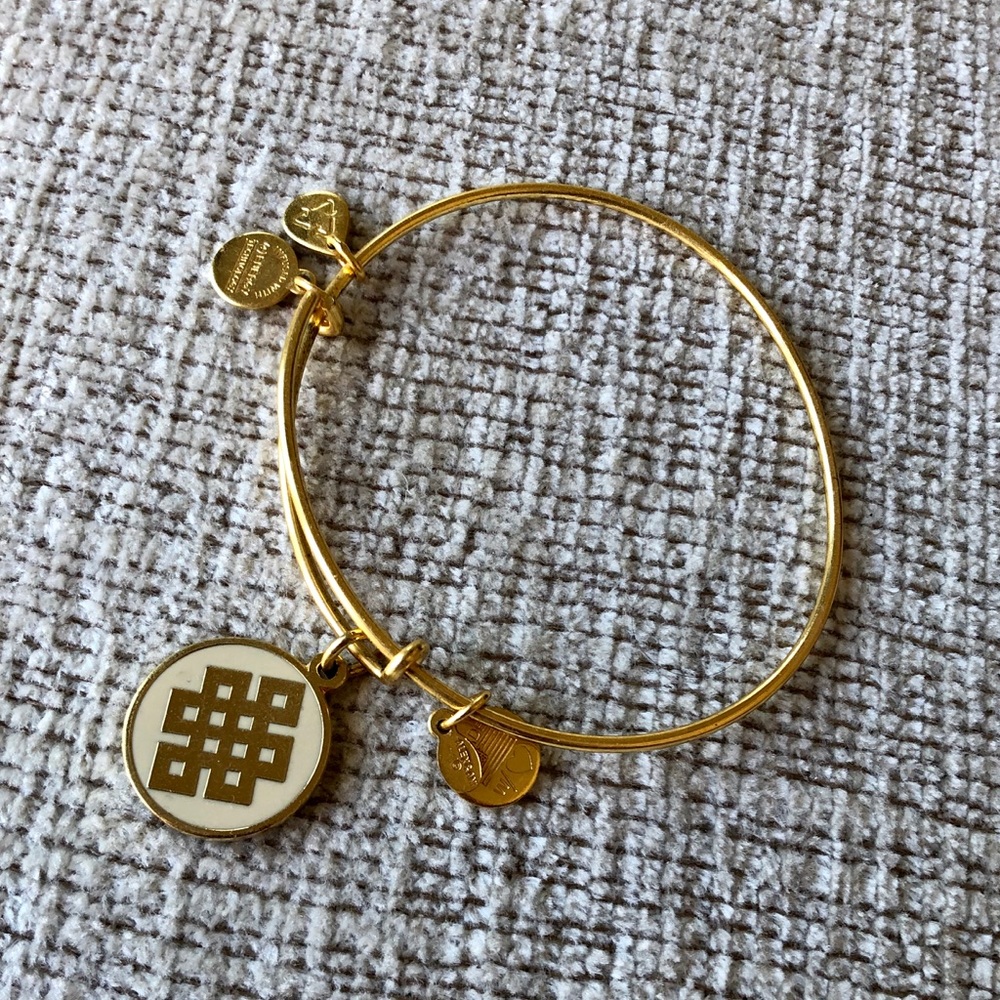 Alex and Ani Gold Endless Knot Bracelet
